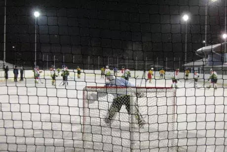 Hokejové utkání HC Klas Nekoř - HC Quanto Bystřec