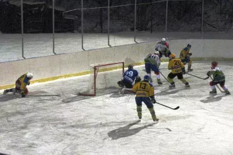 Hokejové utkání HC Klas Nekoř - HC Quanto Bystřec