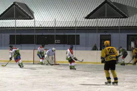 Hokejové utkání HC Klas Nekoř - HC Quanto Bystřec