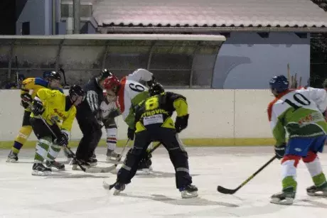 Hokejové utkání HC Klas Nekoř - HC Quanto Bystřec