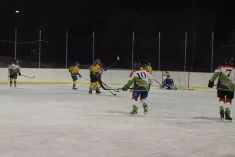 Hokejové utkání HC Klas Nekoř - HC Quanto Bystřec