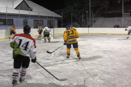 Hokejové utkání HC Klas Nekoř - HC Quanto Bystřec