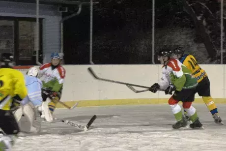 Hokejové utkání HC Klas Nekoř - HC Quanto Bystřec