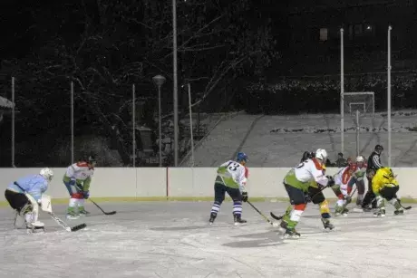 Hokejové utkání HC Klas Nekoř - HC Quanto Bystřec