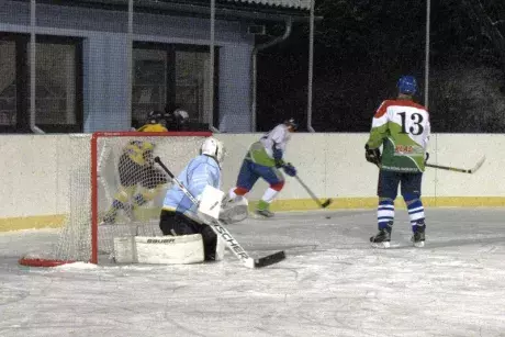 Hokejové utkání HC Klas Nekoř - HC Quanto Bystřec