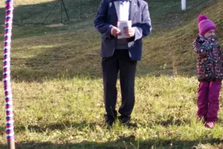 Sázení pamětní lípy 17.11.2018