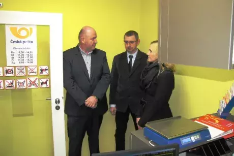 Zrekonstruovaná prodejna Konzum a pošta Partner