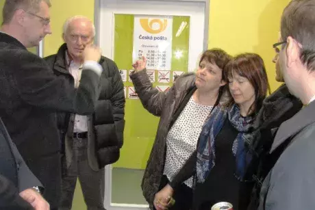 Zrekonstruovaná prodejna Konzum a pošta Partner