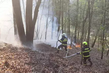 Požár v obci 21.4.2020