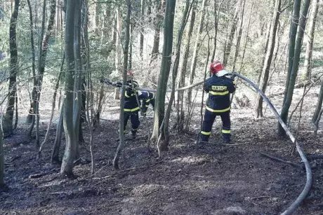 Požár v obci 21.4.2020